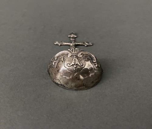 Silver stoup with calvary decoration 18th century