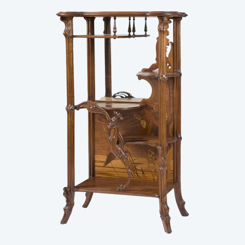 émile Gallé, La Libéllule shelf, Art Nouveau Mobilier