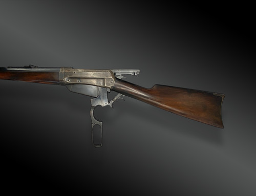 Carabine WINCHESTER modèle 1895, Cal. 405WCF, canon rond, classée D Etats-Unis, manufacture 1915