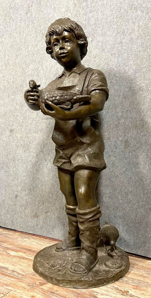 After David Bromley: bronze sculpture, 132cm high