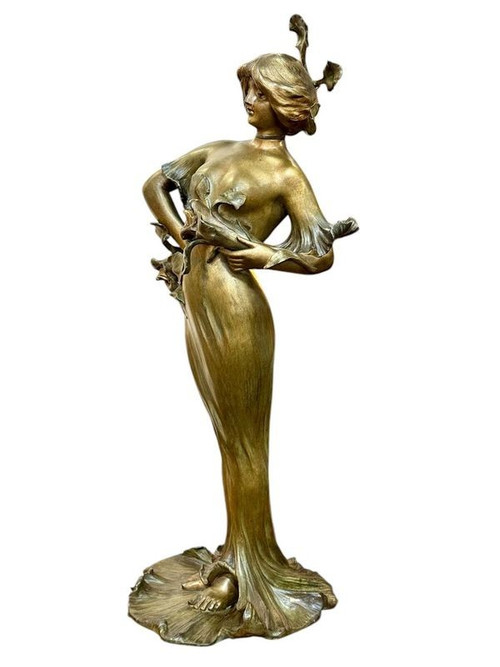 Lucien Alliot Grande scultura "Flora