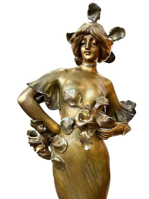 Lucien Alliot Grande scultura "Flora