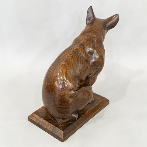 Sculpture - The Bulldog , Louis Henri Nicot (1878-1944) - Wood