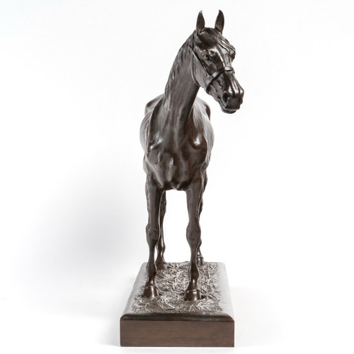 Sculpture - Cheval De Course , Henri De Vains (1851-1909) - Bronze