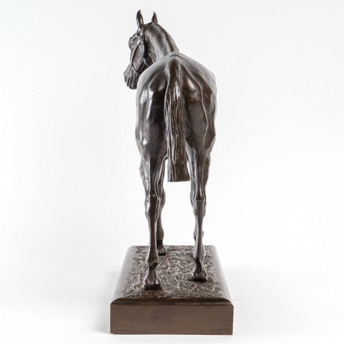 Sculpture - Cheval De Course , Henri De Vains (1851-1909) - Bronze