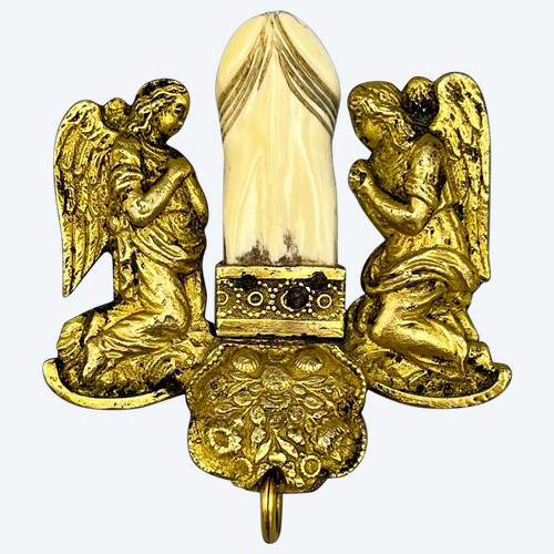 EROTIC PENDANT of an ADORTED PHALLUS - European work from the 19th century