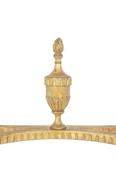 Console in gilded wood and Aleppo breccia marble. Circa 1780. LS55691657J