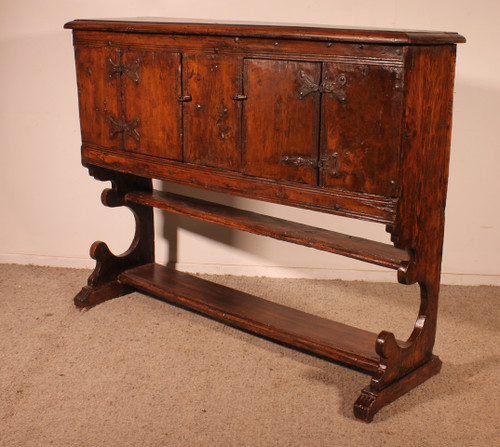 Gothic Influence Credenza - 16th Century