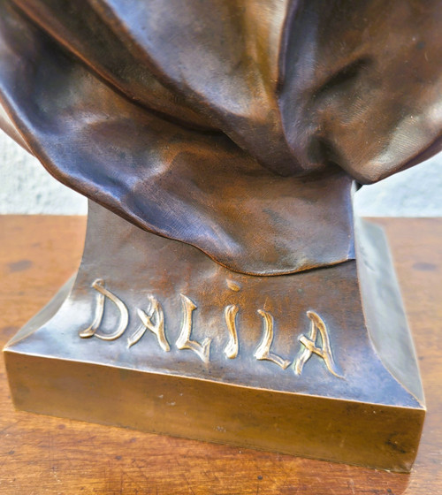 Picault - Dalila, Signed Bronze Sculpture, Late 19th Century