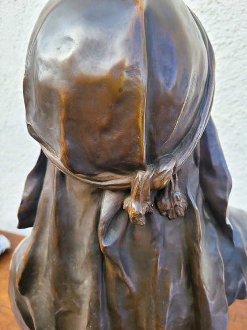 Picault - Dalila, Signed Bronze Sculpture, Late 19th Century