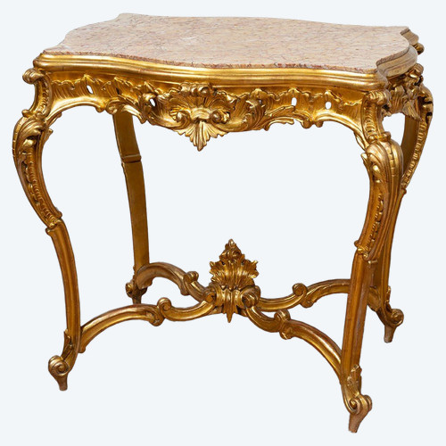 Small Antique Neapolitan Louis Philippe Table, 19th Century.