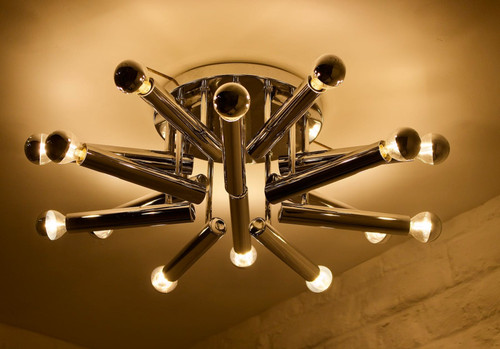 Ceiling light “Sputnick” Gaetano Sciolari.