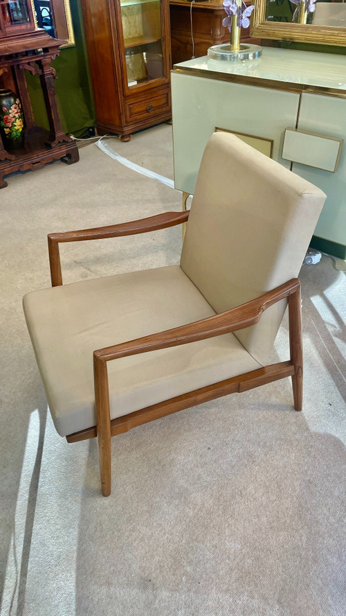 Scandinavian Design Armchair, Probably Denmark, 20th Century