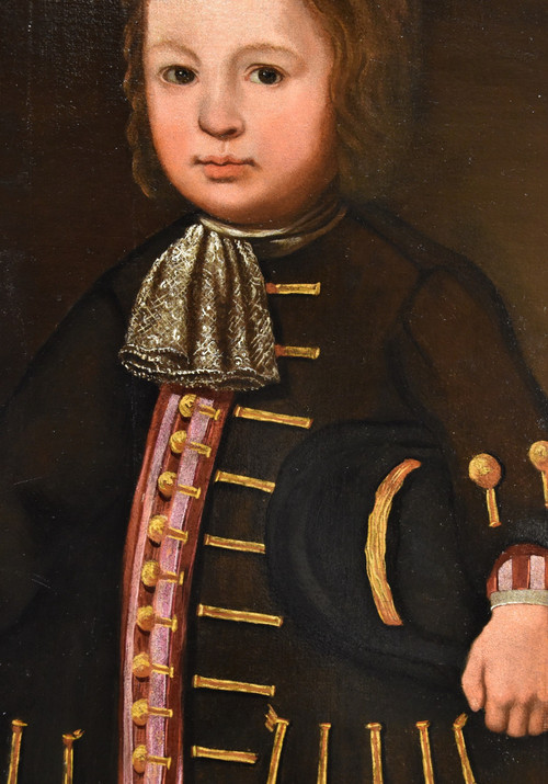 Portrait Of A Young Boy, Lombard School 17th Century