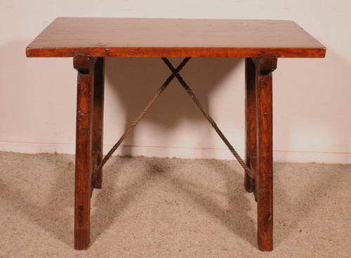 Small Spanish Walnut Table - 17th Century