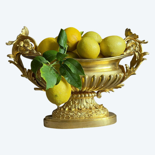 Exceptional Rocaille Style Planter / Bowl, Napoleon III period, 19th Century.