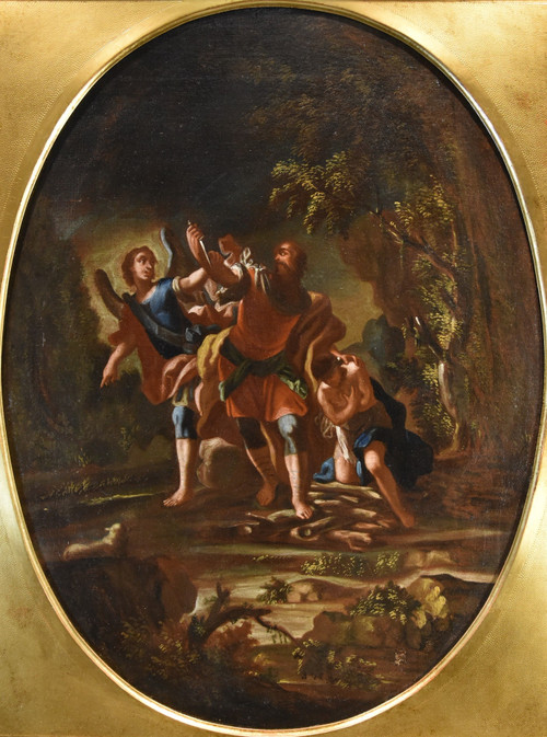 Hagar And The Angel/ The Sacrifice Of Isaac, 18th-century Neapolitan Master