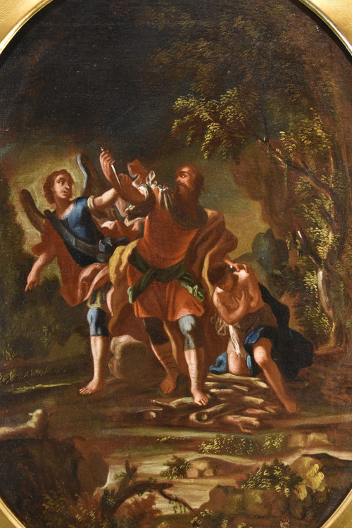 Hagar And The Angel/ The Sacrifice Of Isaac, 18th-century Neapolitan Master