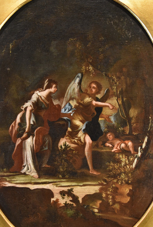 Hagar And The Angel/ The Sacrifice Of Isaac, 18th-century Neapolitan Master