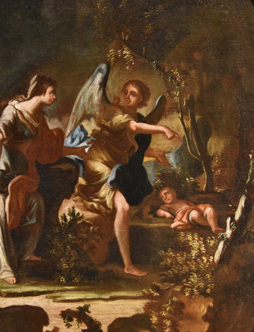 Hagar And The Angel/ The Sacrifice Of Isaac, 18th-century Neapolitan Master