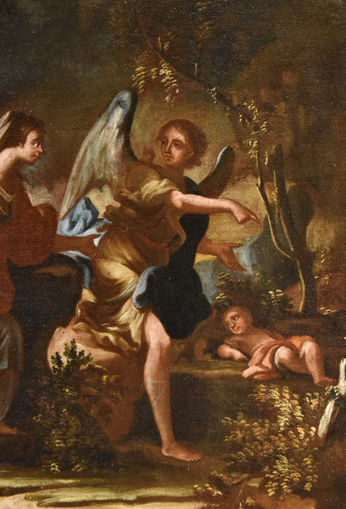 Hagar And The Angel/ The Sacrifice Of Isaac, 18th-century Neapolitan Master