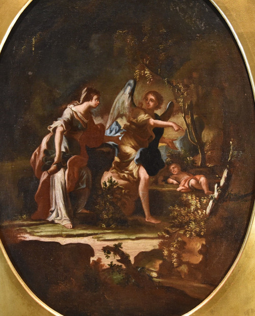 Hagar And The Angel/ The Sacrifice Of Isaac, 18th-century Neapolitan Master