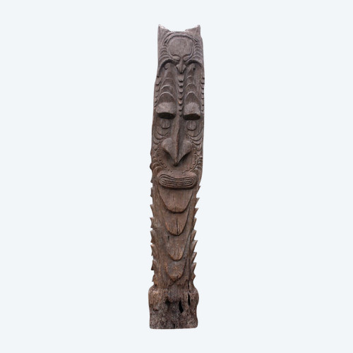 Hüttenposten, Totem, ozeanische Kunst, Stammeskunst, Ozeanien, Papua-Neuguinea