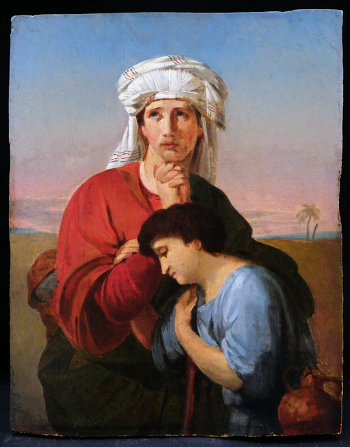 Attributed To François-Joseph Navez, Study For Hagar And Ishmael In The Desert