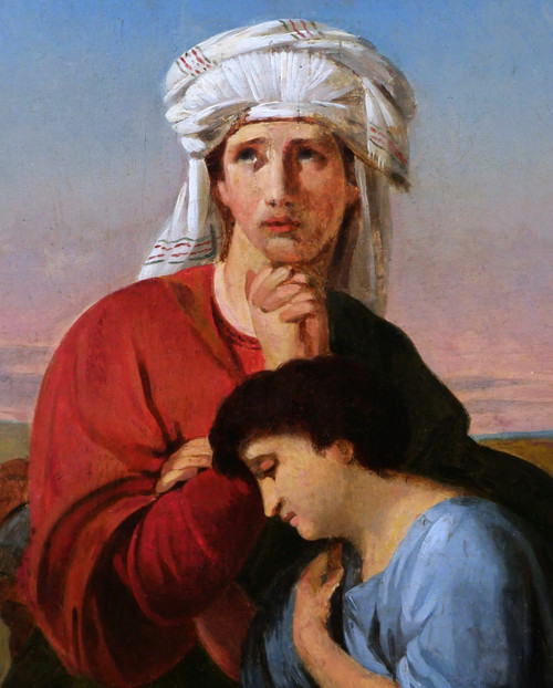 Attributed To François-Joseph Navez, Study For Hagar And Ishmael In The Desert