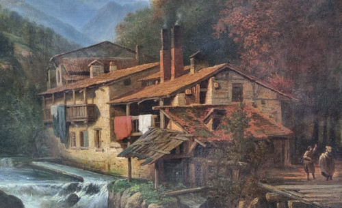 Louis Etienne WATELET - Die Wassermühle