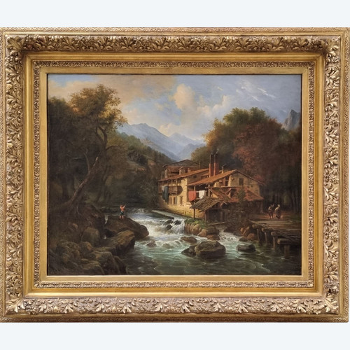 Louis Etienne WATELET - Die Wassermühle