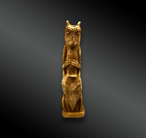 MINIATURE TOTEM POLE - Haida style, British Columbia