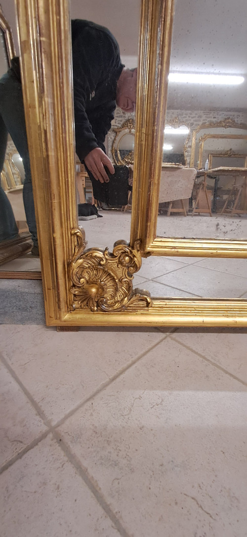 19th century mirror 245 x 145