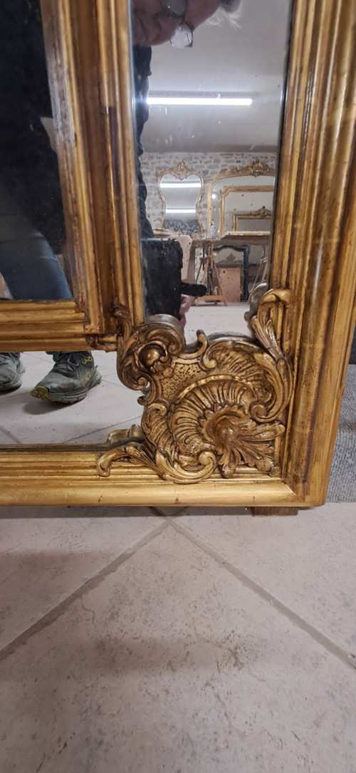 19th century mirror 245 x 145