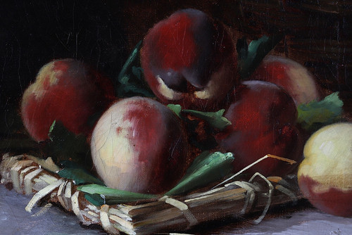 Brunel de NEUVILLE, 88 cm, Nature morte aux fruits, Ecole Française