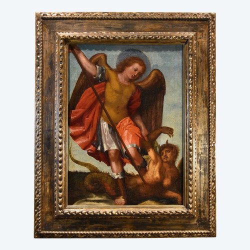 Saint Michael The Archangel Victorious, Tuscany - 16th Century