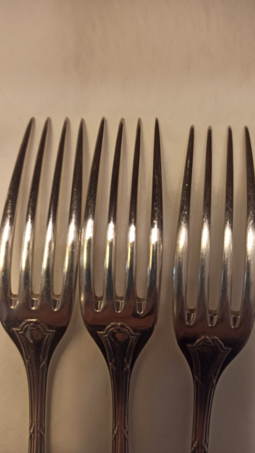 Christofle dessert knives and forks