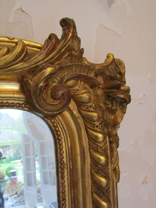 Louis XV Gilded Mirror