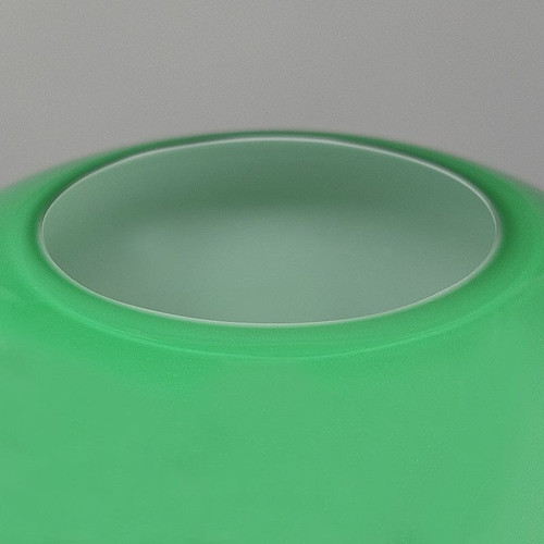 1960s Gorgeous Green Vase by Ind. Vetraria Valdarnese. Fabriqué en Italie