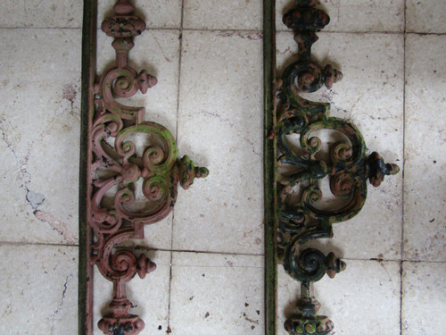 Pair of railings