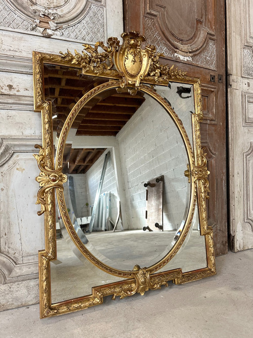 Louis XVI style mirror with closes