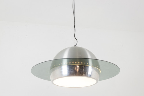 Space Age style hanging lamp. 1970s. LS6068508H