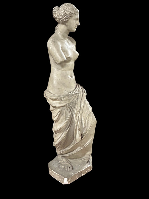 Vénus De Milo Grande Sculpture Moulage En Plâtre D’époque XIXéme H 86 Cm