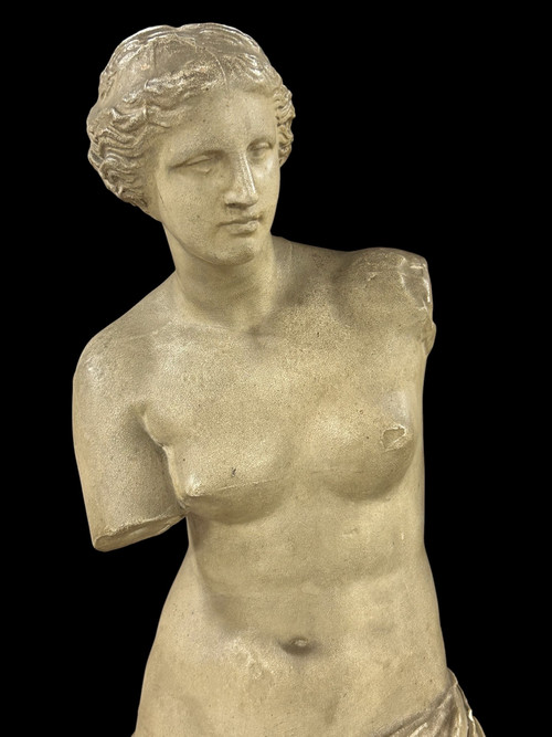 Vénus De Milo Grande Sculpture Moulage En Plâtre D’époque XIXéme H 86 Cm