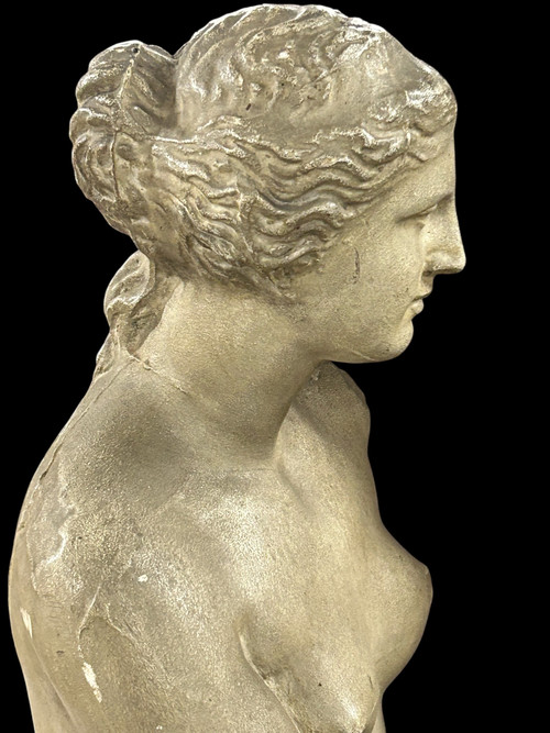 Vénus De Milo Grande Sculpture Moulage En Plâtre D’époque XIXéme H 86 Cm