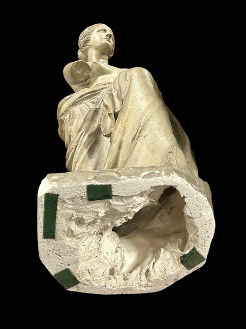 Vénus De Milo Grande Sculpture Moulage En Plâtre D’époque XIXéme H 86 Cm