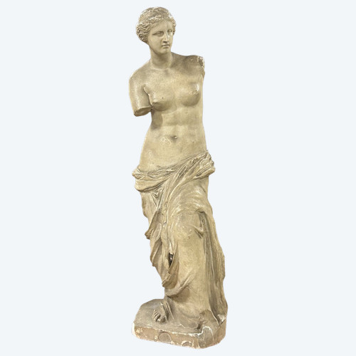 Vénus De Milo Grande Sculpture Moulage En Plâtre D’époque XIXéme H 86 Cm