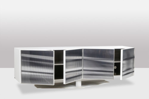 Roche Bobois. Black and white "kinetic" sideboard. 1990's. LS60981708I