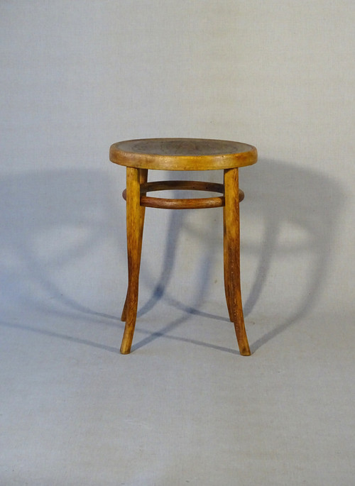 Tabouret bois -courbé de 1905 J&J KOHN , no Thonet