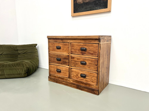 Small craft cabinet, 50's with drawers